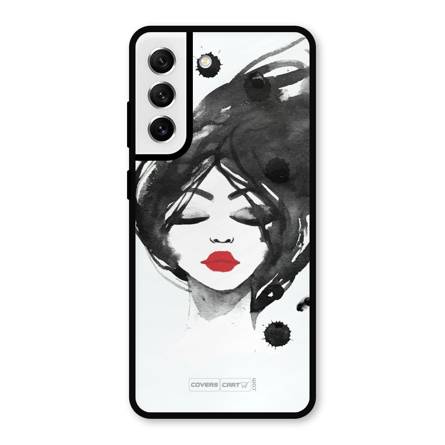 Sassy Girl Metal Back Case for Galaxy S21 FE 5G