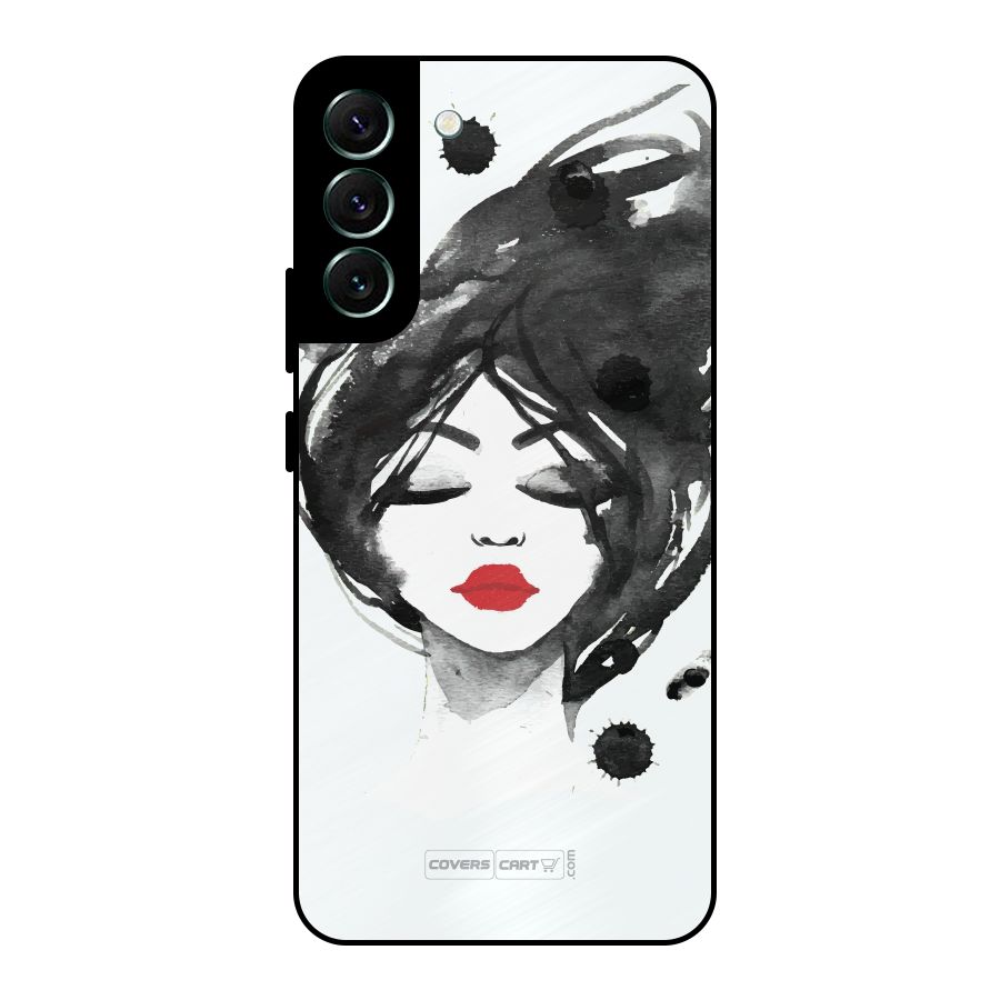 Sassy Girl Metal Back Case for Galaxy S22 Plus 5G