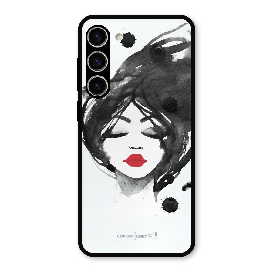 Sassy Girl Metal Back Case for Galaxy S23 Plus