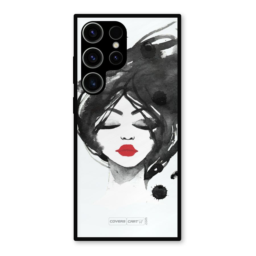 Sassy Girl Metal Back Case for Galaxy S23 Ultra