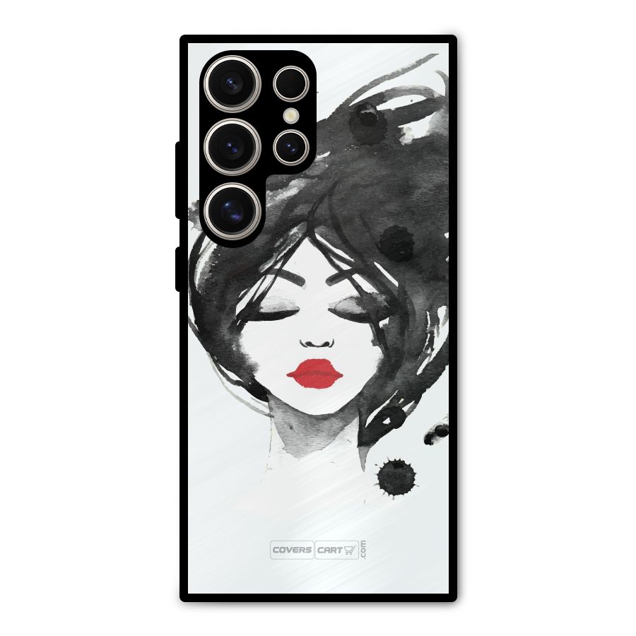 Sassy Girl Metal Back Case for Galaxy S24 Ultra