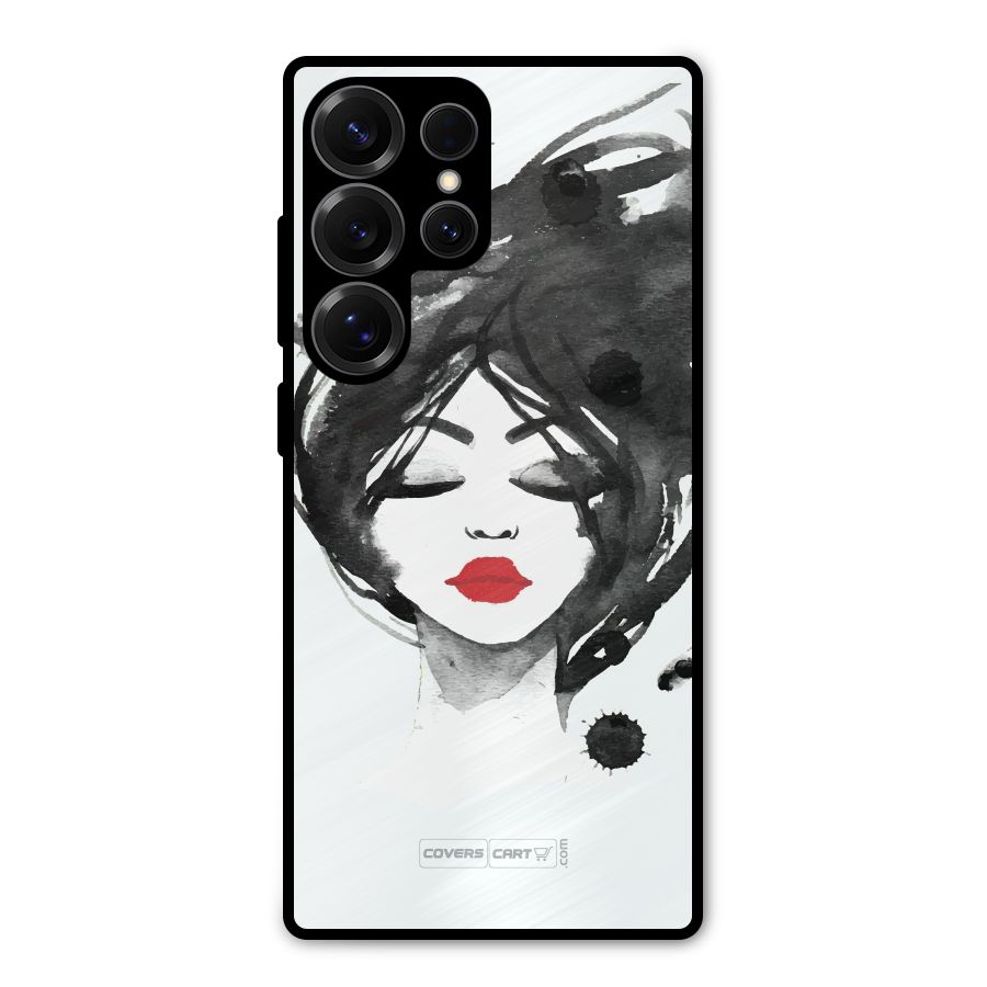 Sassy Girl Metal Back Case for Galaxy S25 Ultra