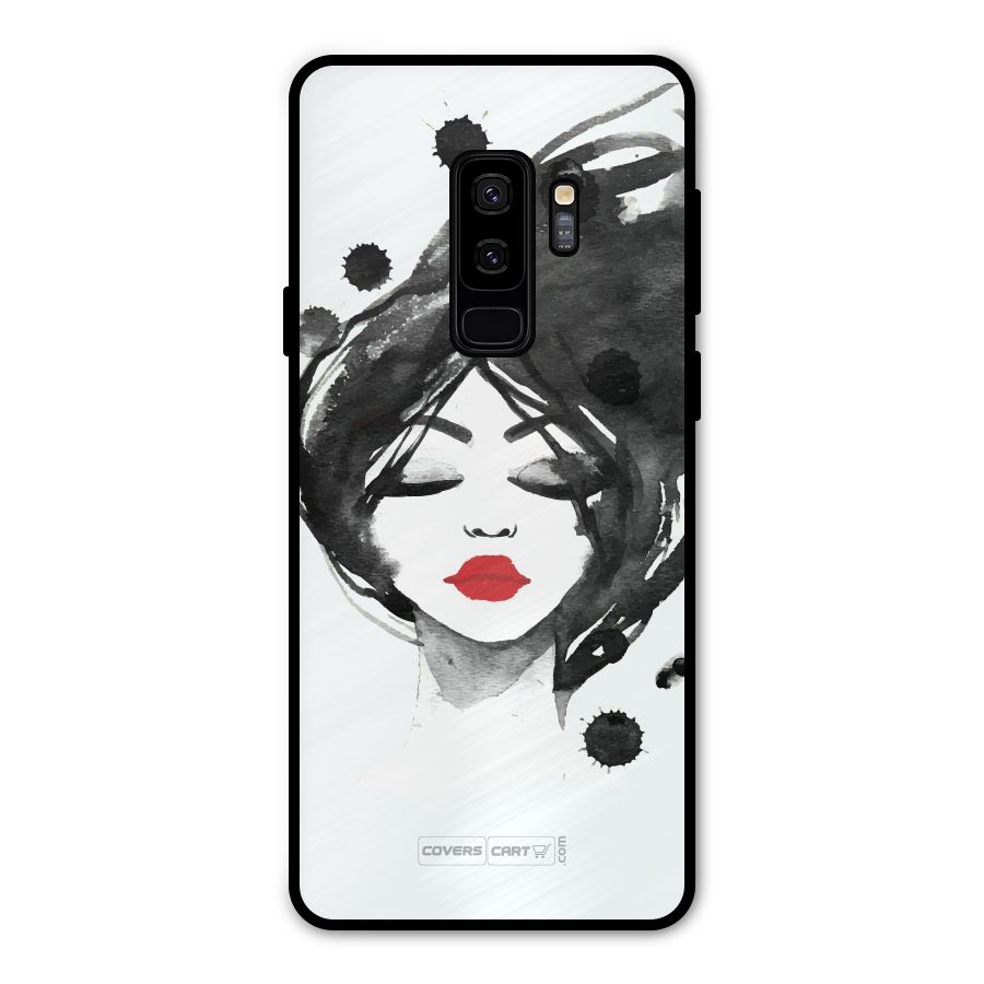 Sassy Girl Metal Back Case for Galaxy S9 Plus