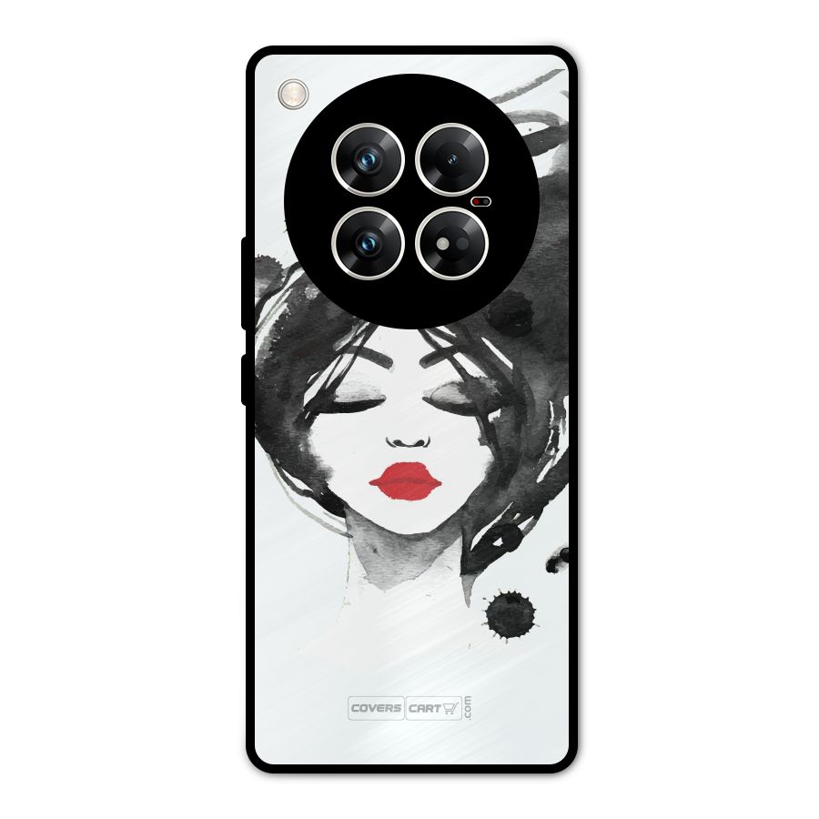 Sassy Girl Metal Back Case for Infinix Zero 40 5G