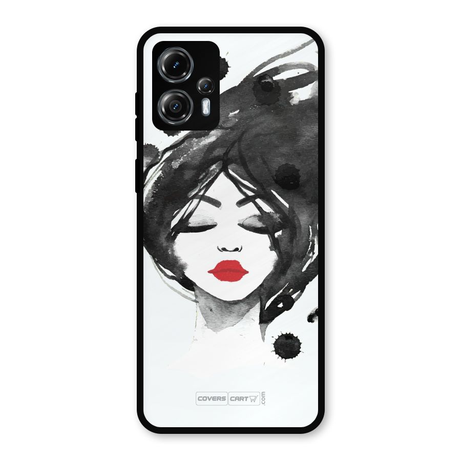 Sassy Girl Metal Back Case for Moto G13