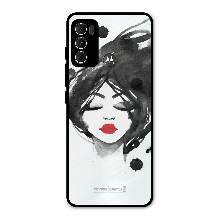Sassy Girl Metal Back Case for Moto G60