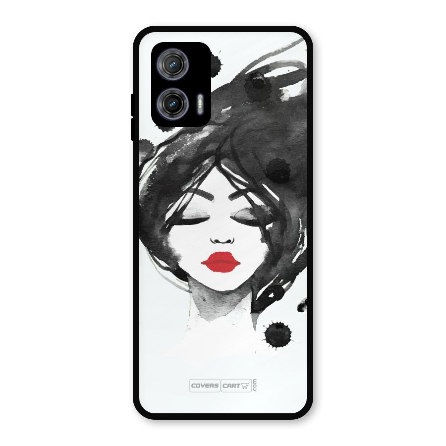 Sassy Girl Metal Back Case for Moto G73