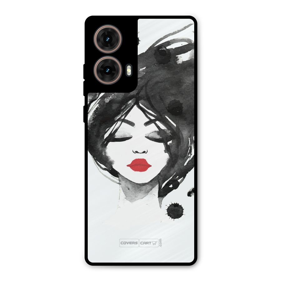Sassy Girl Metal Back Case for Moto G85