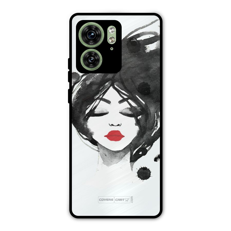 Sassy Girl Metal Back Case for Motorola Edge 40 5G