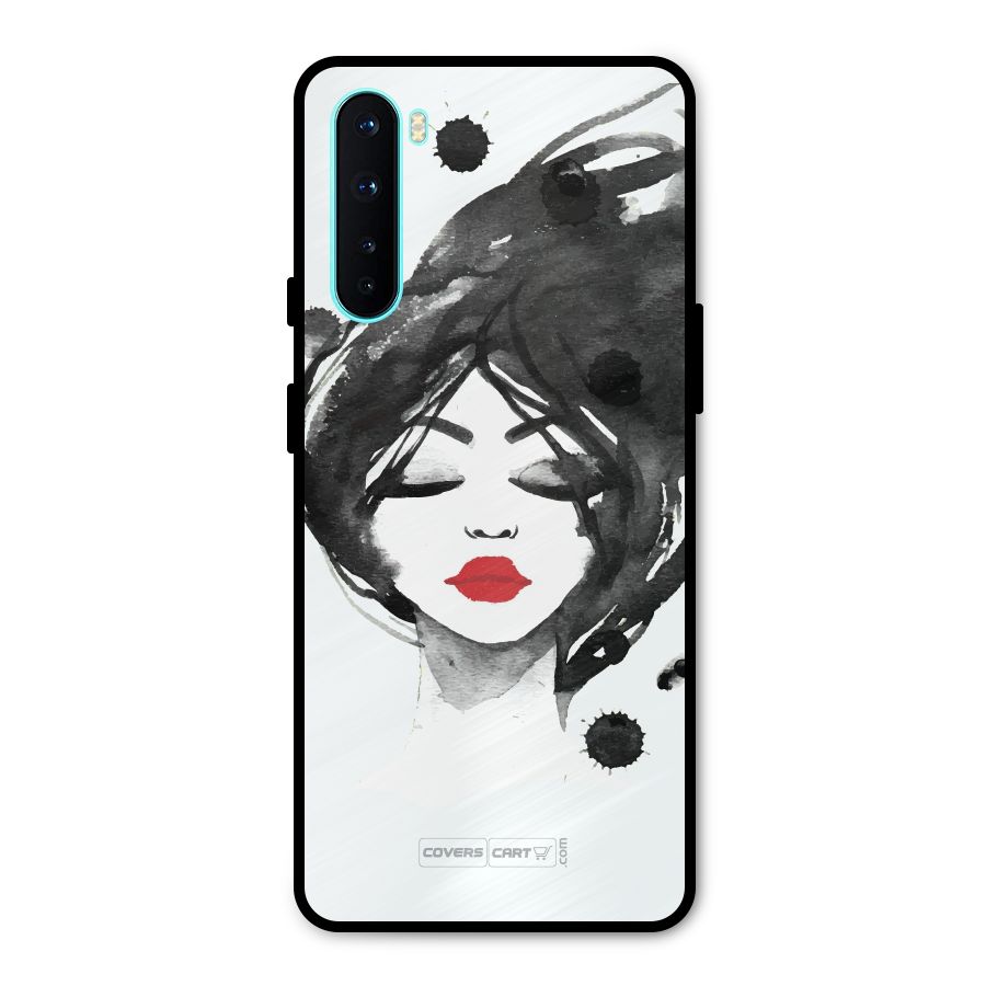 Sassy Girl Metal Back Case for OnePlus Nord