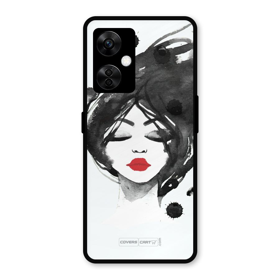 Sassy Girl Metal Back Case for OnePlus Nord CE 3 Lite