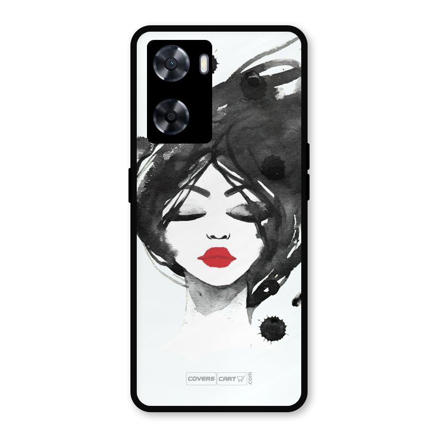 Sassy Girl Metal Back Case for Oppo A77