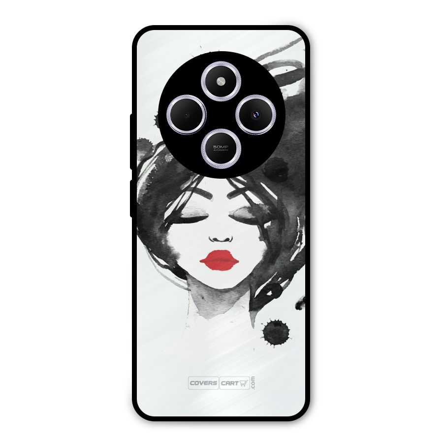 Sassy Girl Metal Back Case for Poco C75 5G
