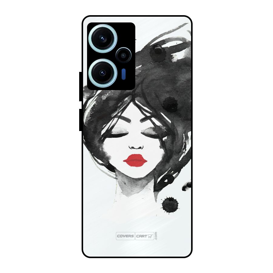 Sassy Girl Metal Back Case for Poco F5