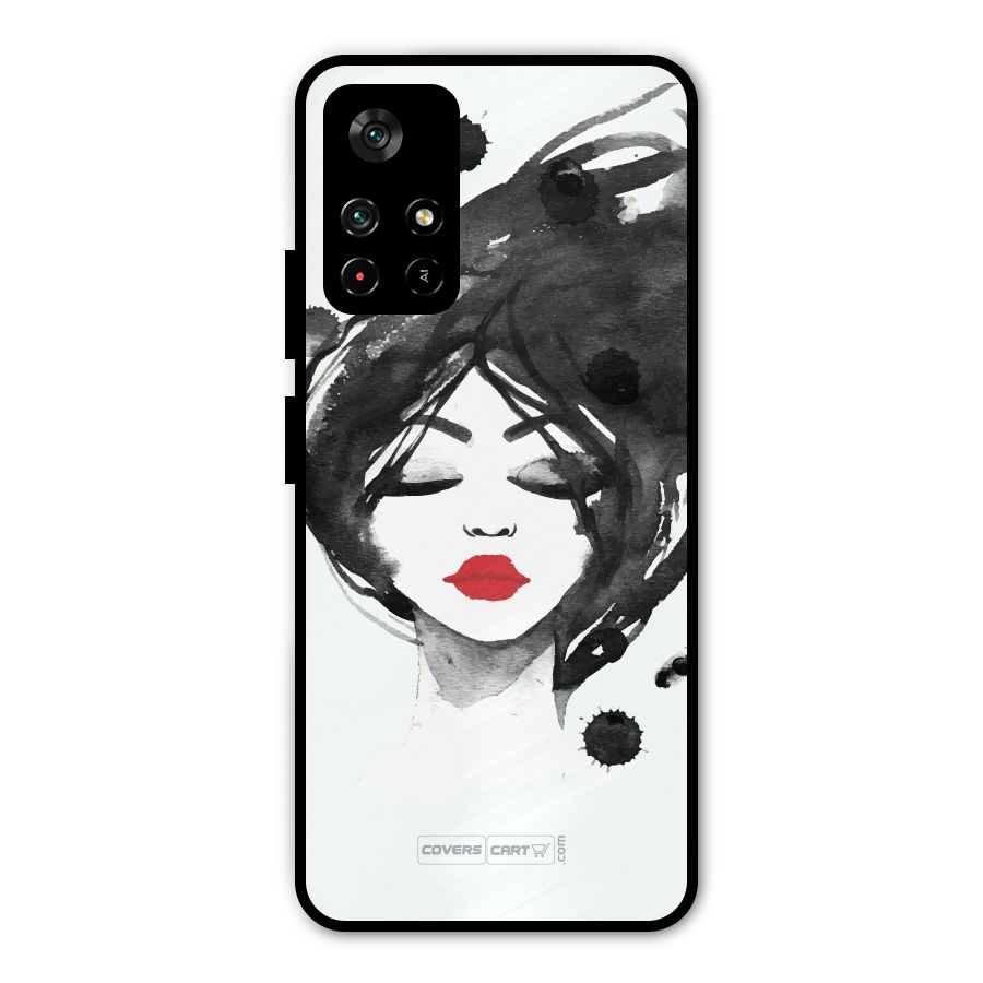 Sassy Girl Metal Back Case for Poco M4 Pro 5G
