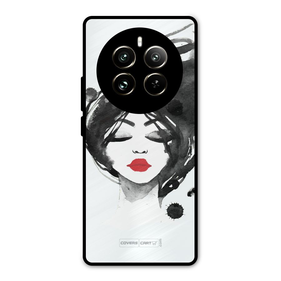 Sassy Girl Metal Back Case for Realme 12 Pro
