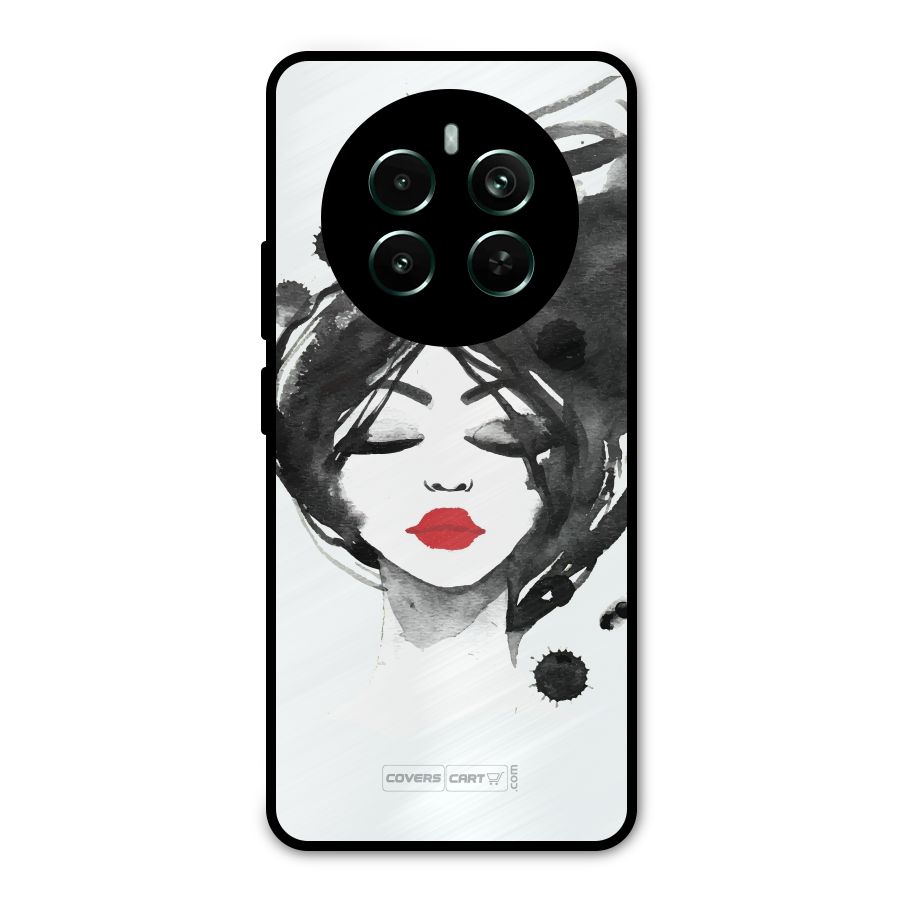 Sassy Girl Metal Back Case for Realme 12 Pro Plus