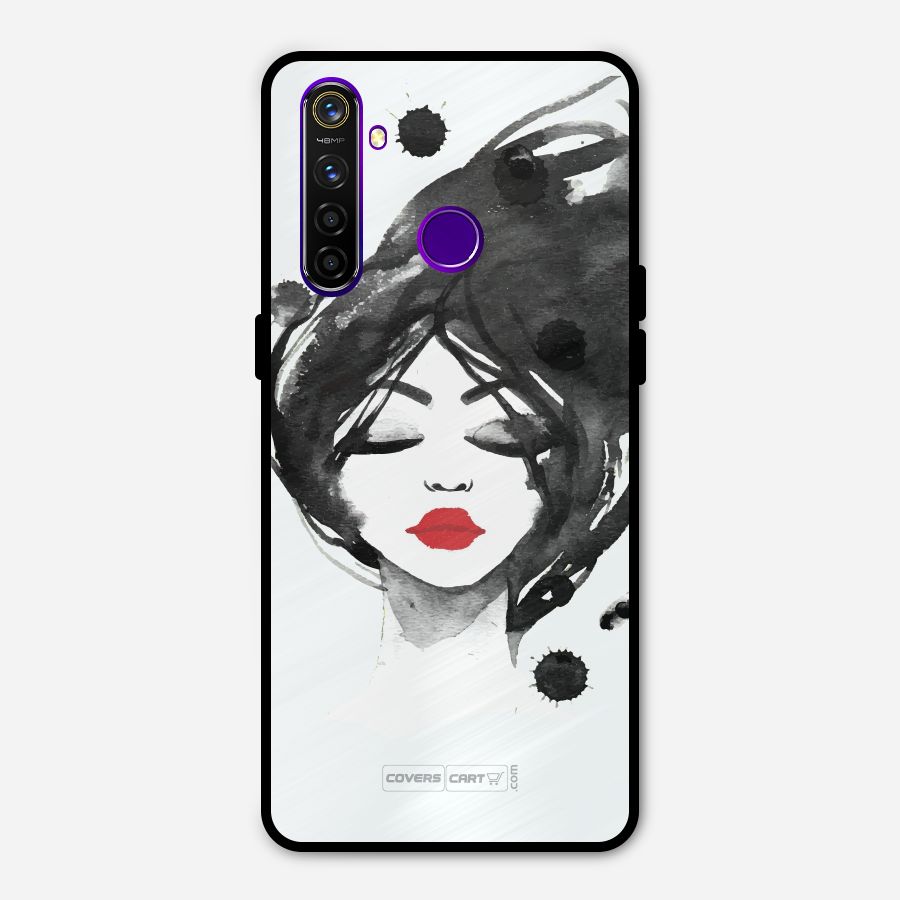 Sassy Girl Metal Back Case for Realme 5 Pro