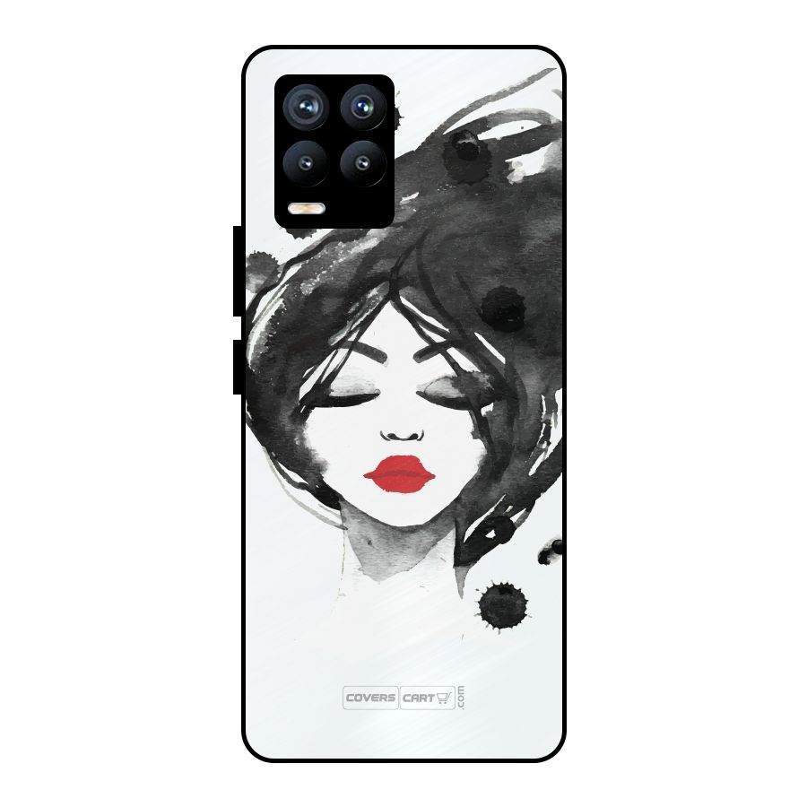 Sassy Girl Metal Back Case for Realme 8 Pro