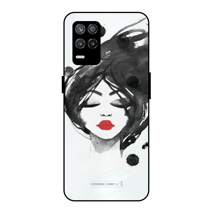 Sassy Girl Metal Back Case for Realme 8s 5G
