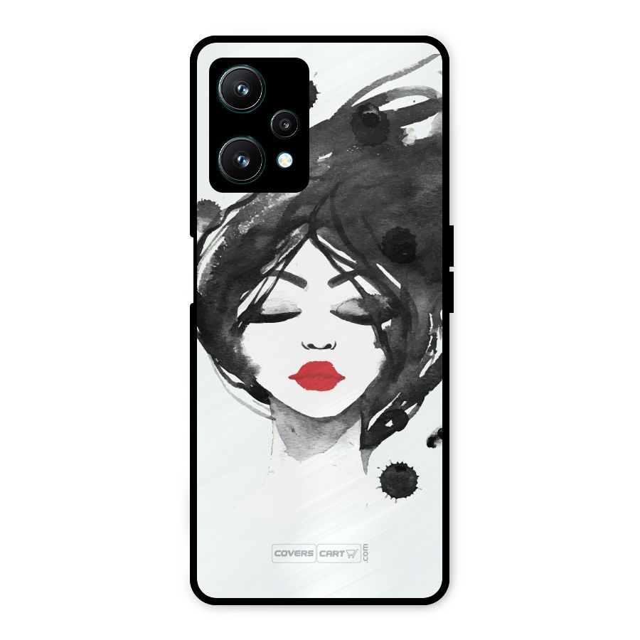Sassy Girl Metal Back Case for Realme 9 Pro 5G