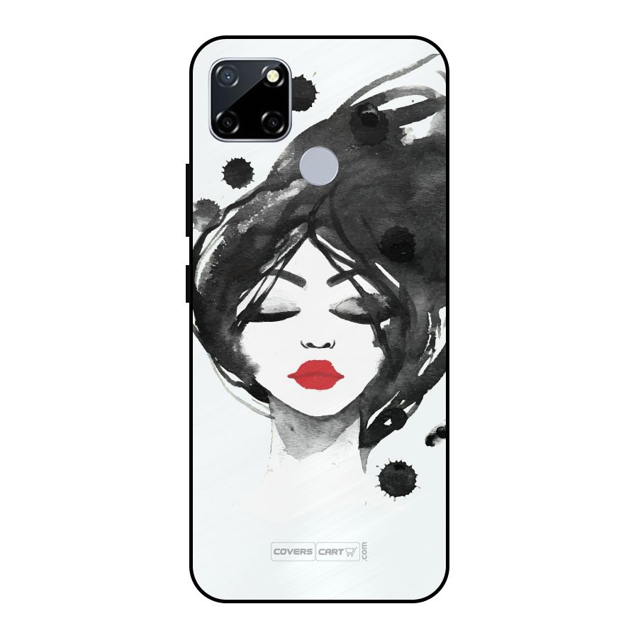 Sassy Girl Metal Back Case for Realme Narzo 20