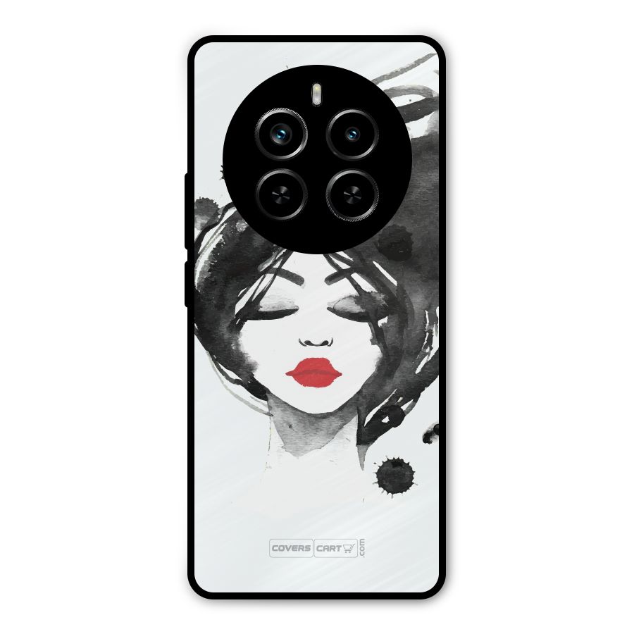 Sassy Girl Metal Back Case for Realme P1 Pro