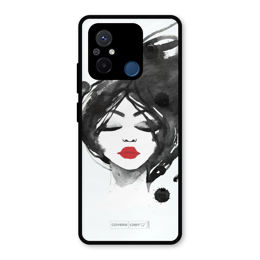 Sassy Girl Metal Back Case for Redmi 12C