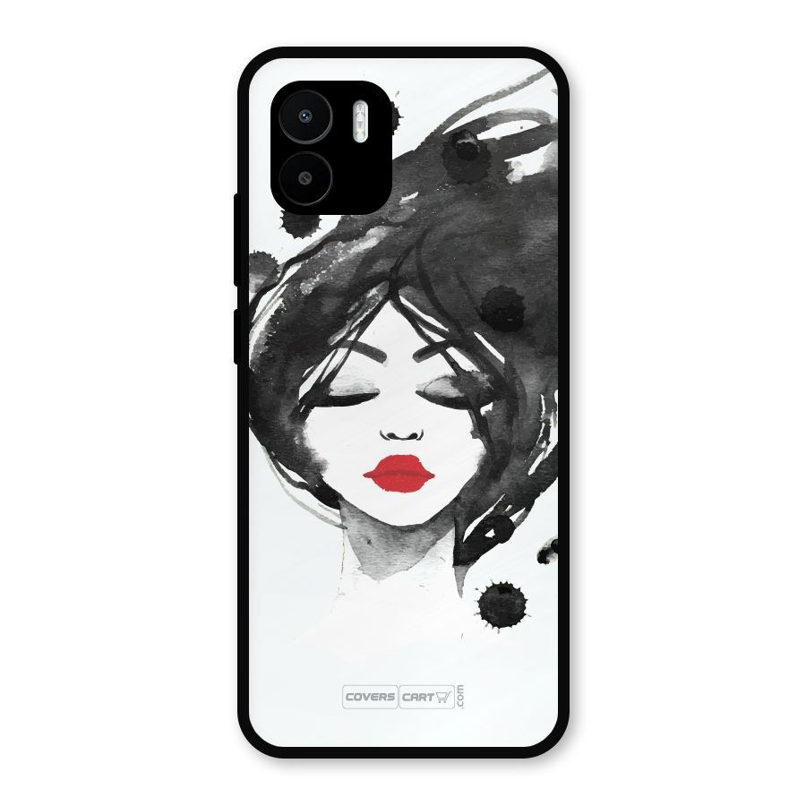 Sassy Girl Metal Back Case for Redmi A2