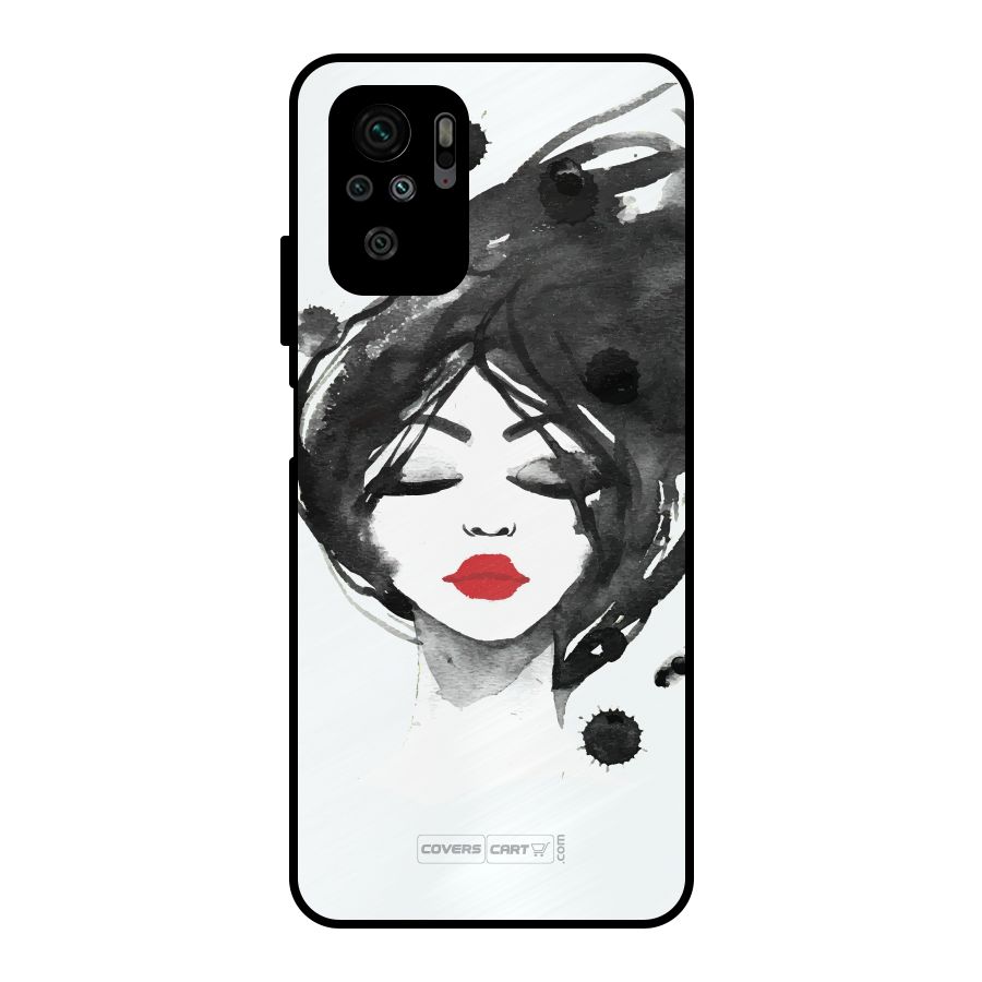 Sassy Girl Metal Back Case for Redmi Note 10S