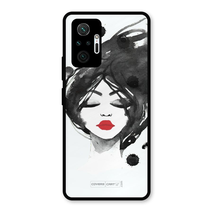 Sassy Girl Metal Back Case for Redmi Note 10 Pro