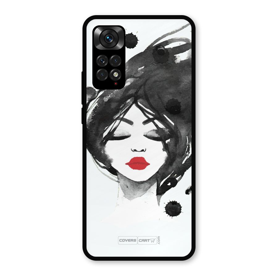 Sassy Girl Metal Back Case for Redmi Note 11s
