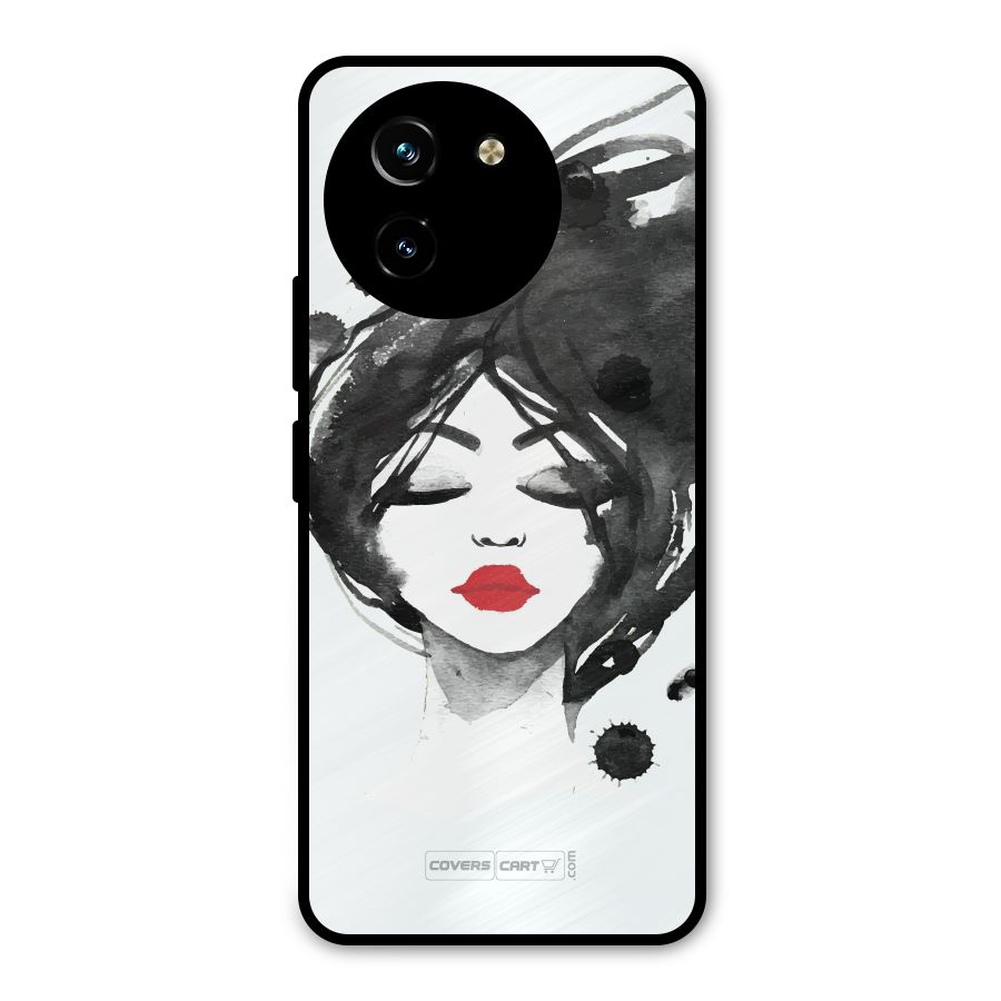 Sassy Girl Metal Back Case for Vivo T3x
