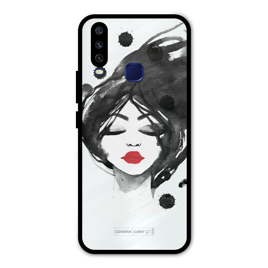 Sassy Girl Metal Back Case for Vivo V17