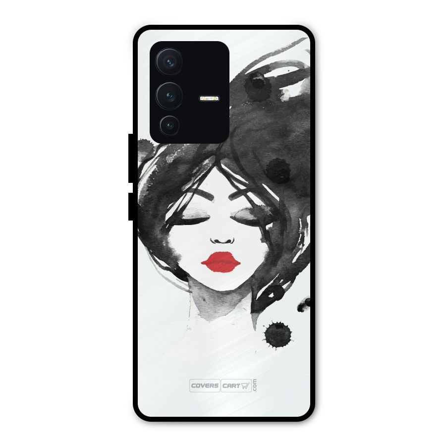 Sassy Girl Metal Back Case for Vivo V23 Pro