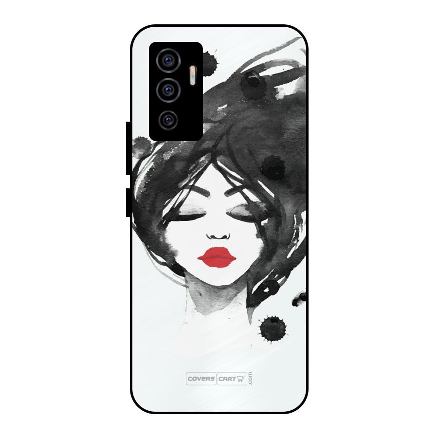 Sassy Girl Metal Back Case for Vivo V23e