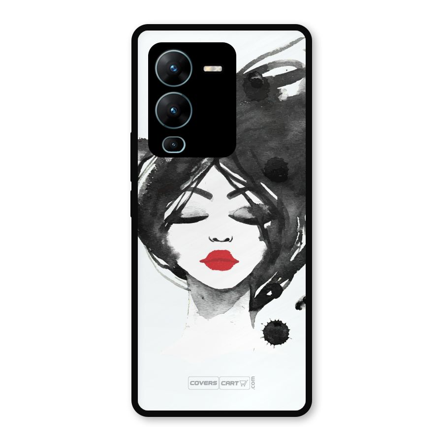Sassy Girl Metal Back Case for Vivo V25 Pro