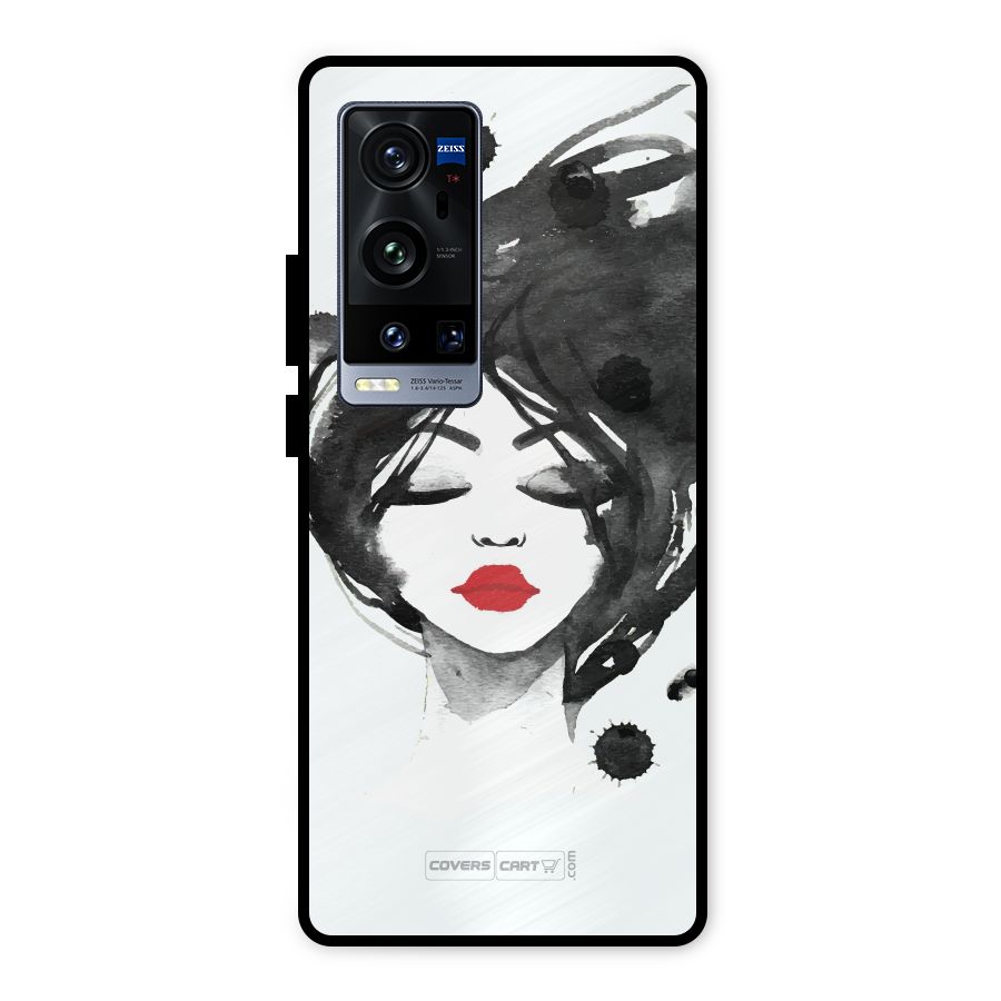 Sassy Girl Metal Back Case for Vivo X60 Pro Plus