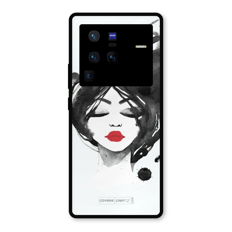 Sassy Girl Metal Back Case for Vivo X80 Pro