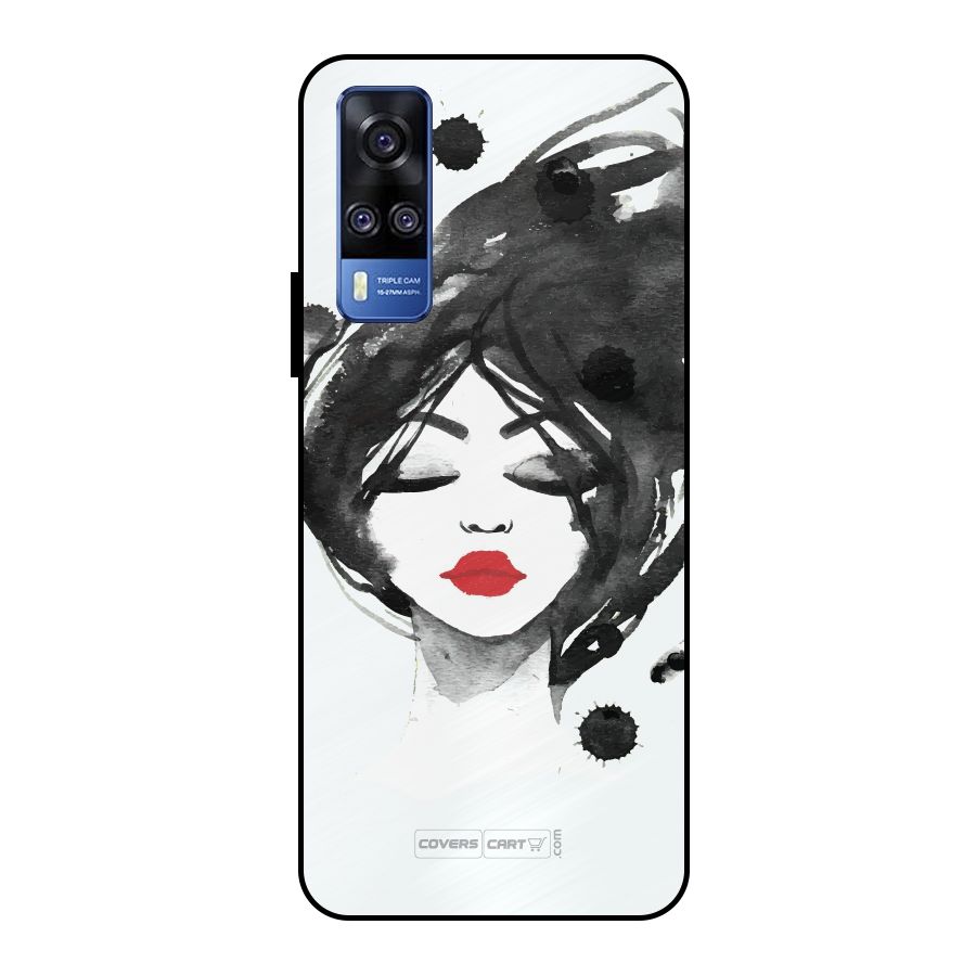 Sassy Girl Metal Back Case for Vivo Y51