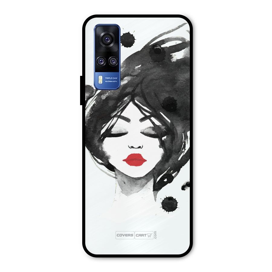Sassy Girl Metal Back Case for Vivo Y51A