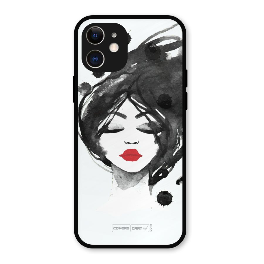 Sassy Girl Metal Back Case for iPhone 12