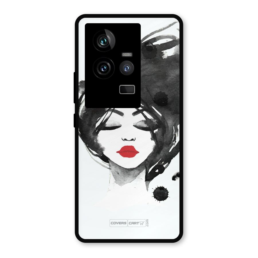 Sassy Girl Metal Back Case for iQOO 11 5G