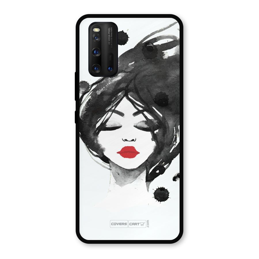 Sassy Girl Metal Back Case for iQOO 3