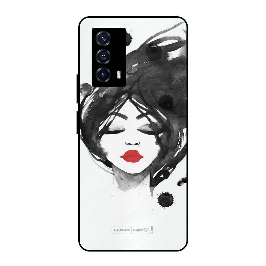 Sassy Girl Metal Back Case for iQOO Z5