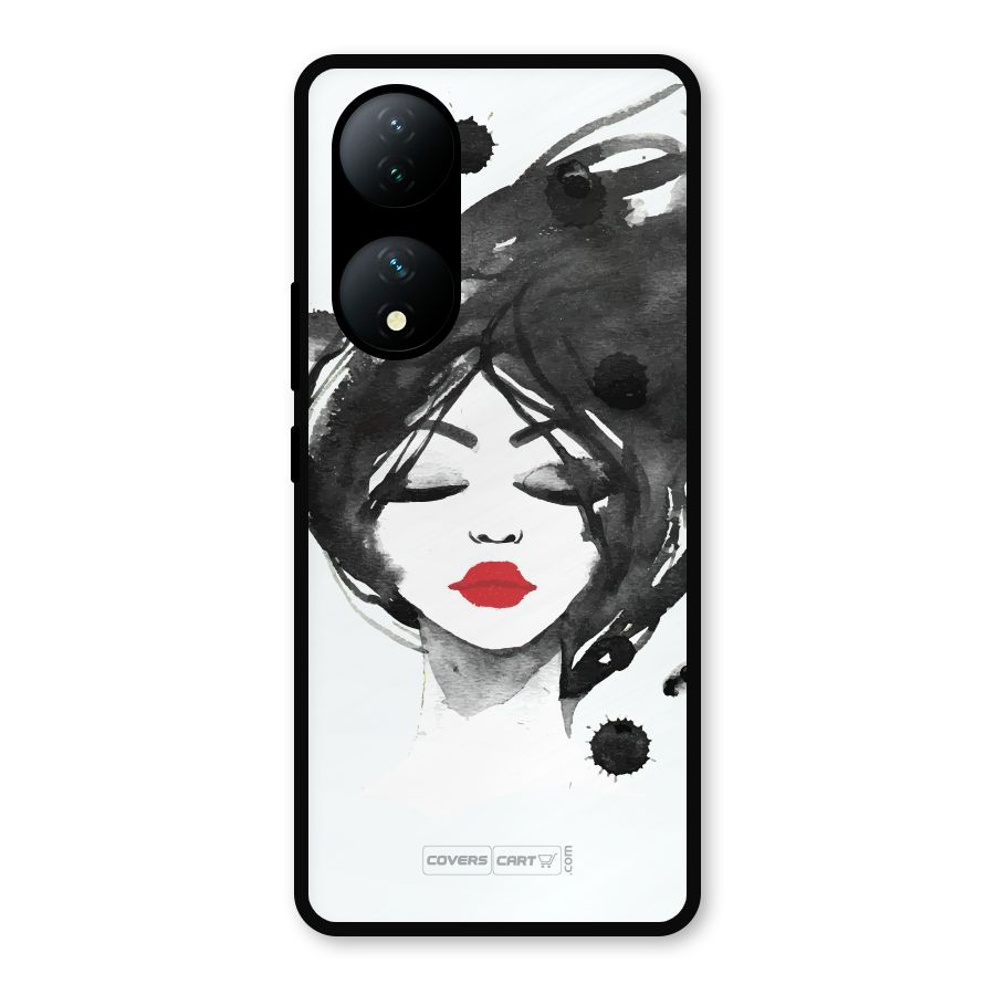 Sassy Girl Metal Back Case for iQOO Z7