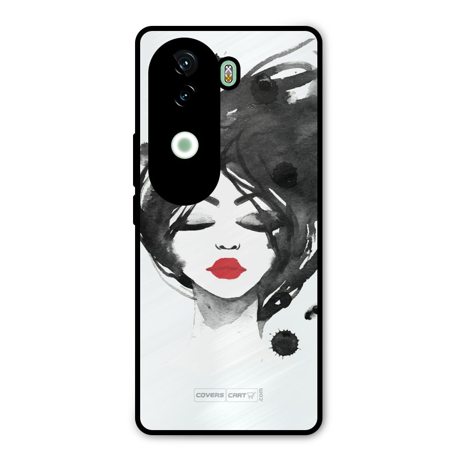 Sassy Girl Metal Back Case for iQOO Z9s