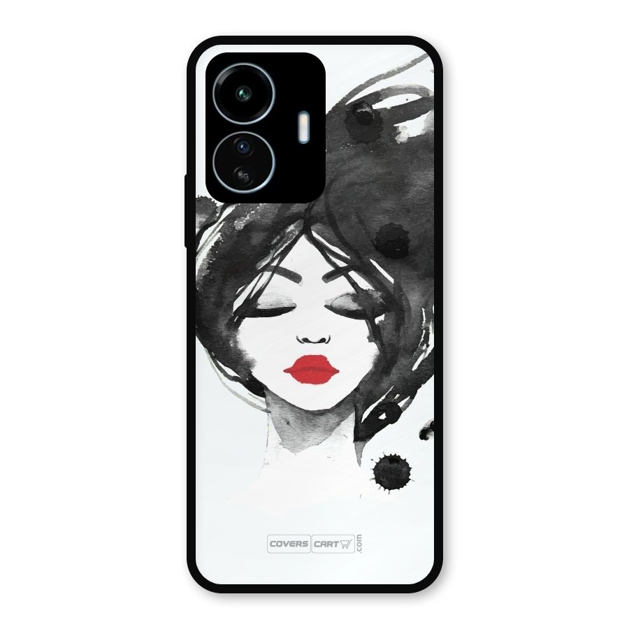 Sassy Girl Metal Back Case for vivo iQOO Z6 Lite 5G