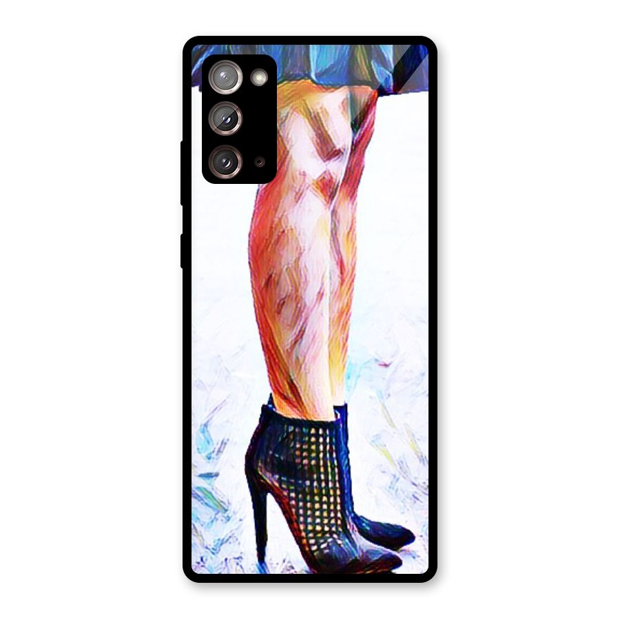 Sassy Heels Glass Back Case for Galaxy Note 20