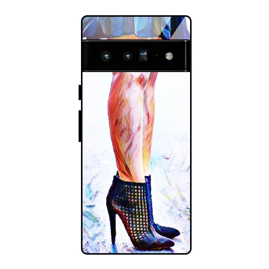 Sassy Heels Glass Back Case for Google Pixel 6 Pro